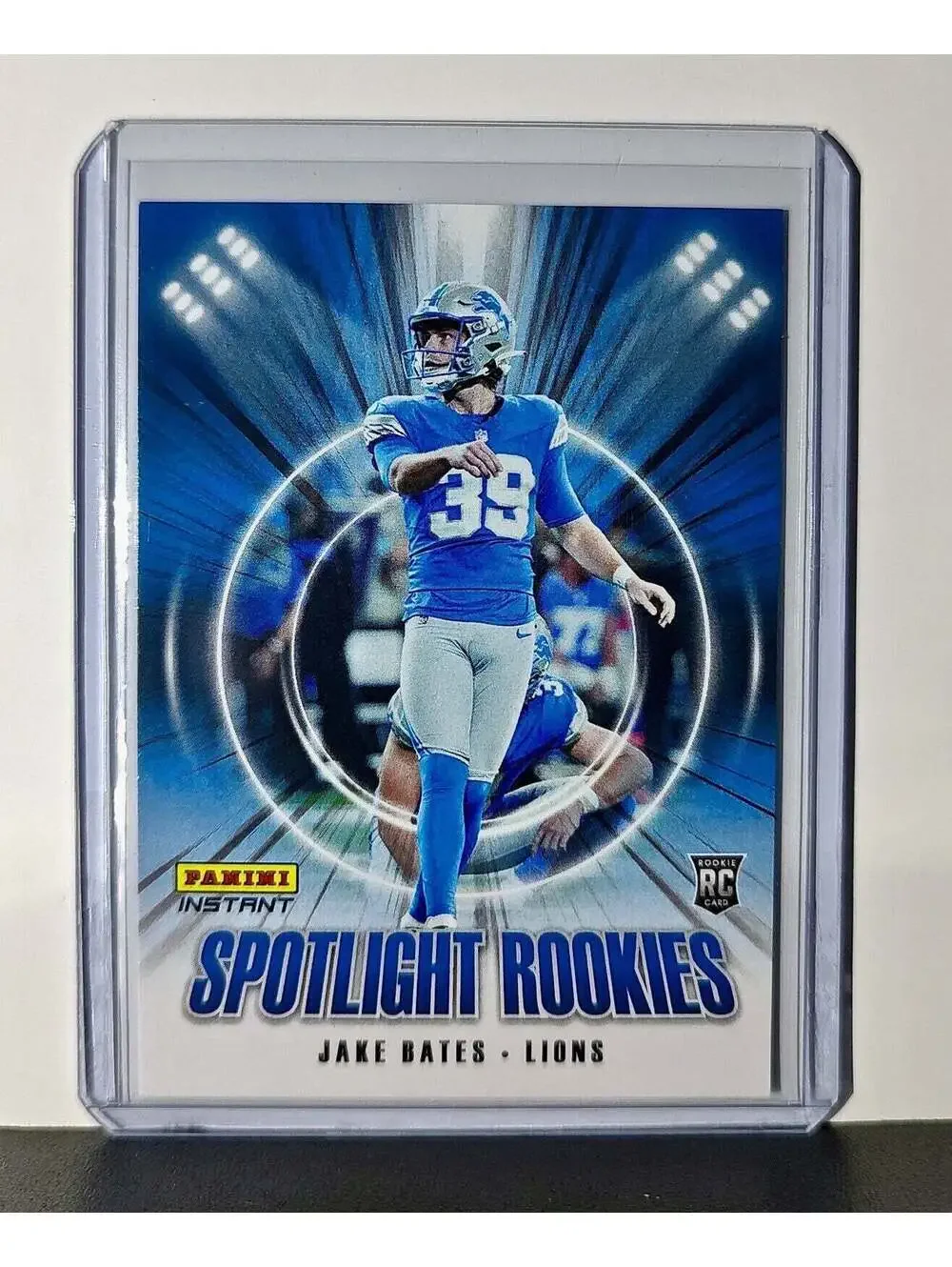 Jake Bates Rookie 2024 Panini Spotlight Rookies NFL #40 Card Lions 1 of 1426
